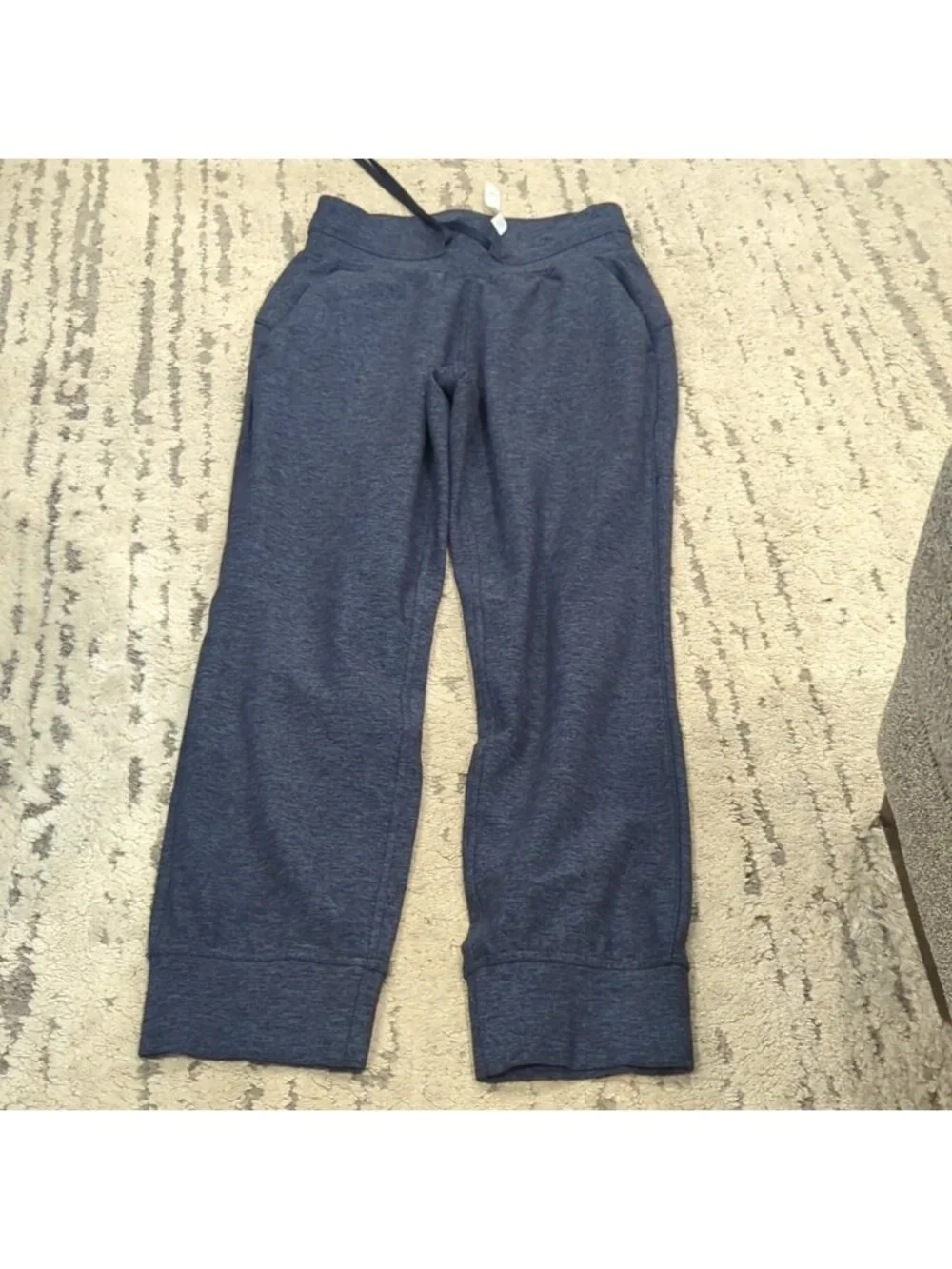 Lululemon Ready to Rulu Jogger Crop Heathered Submarine / Black